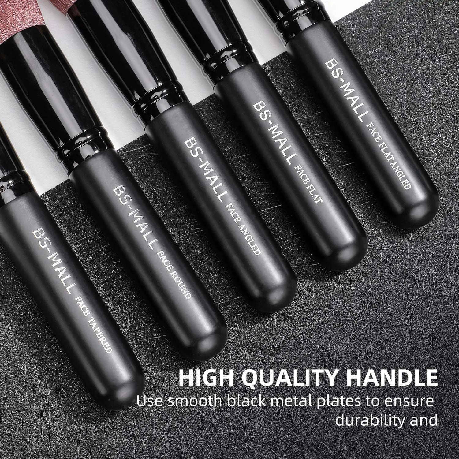 14 - Piece Cruelty - Free Makeup Brush Set with Premium Rose Gold Design and Travel Case - GNS Beauty & Personal Care