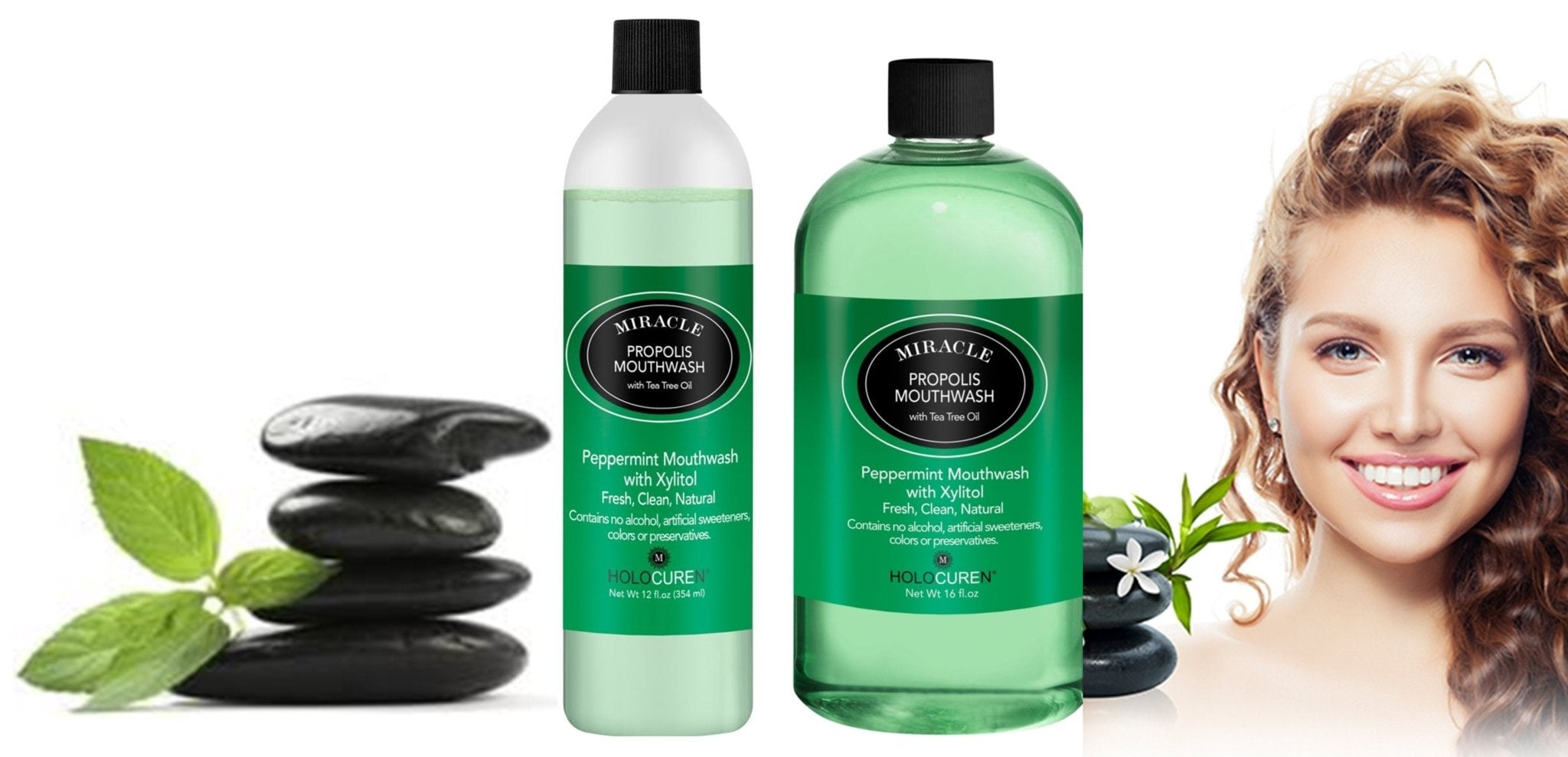 16 oz Miracle Propolis Mouth Wash with Tea Tree Oil, Natural - GNS Beauty & Personal Care