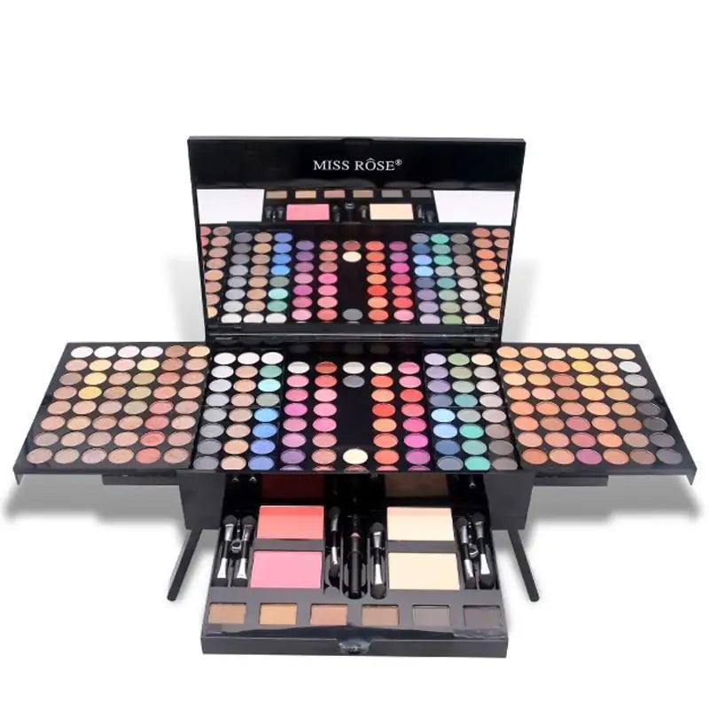 Professional Makeup Kit with 180 Eyeshadows & Tools