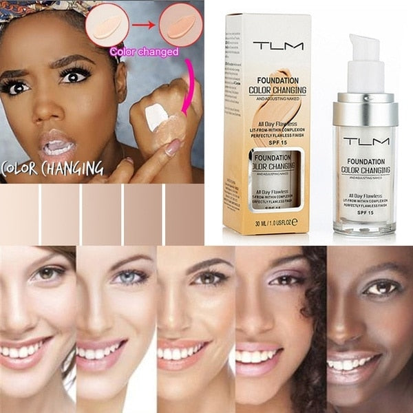 Adaptive Color Changing Foundation - Seamless Shade Matching for Every Skin