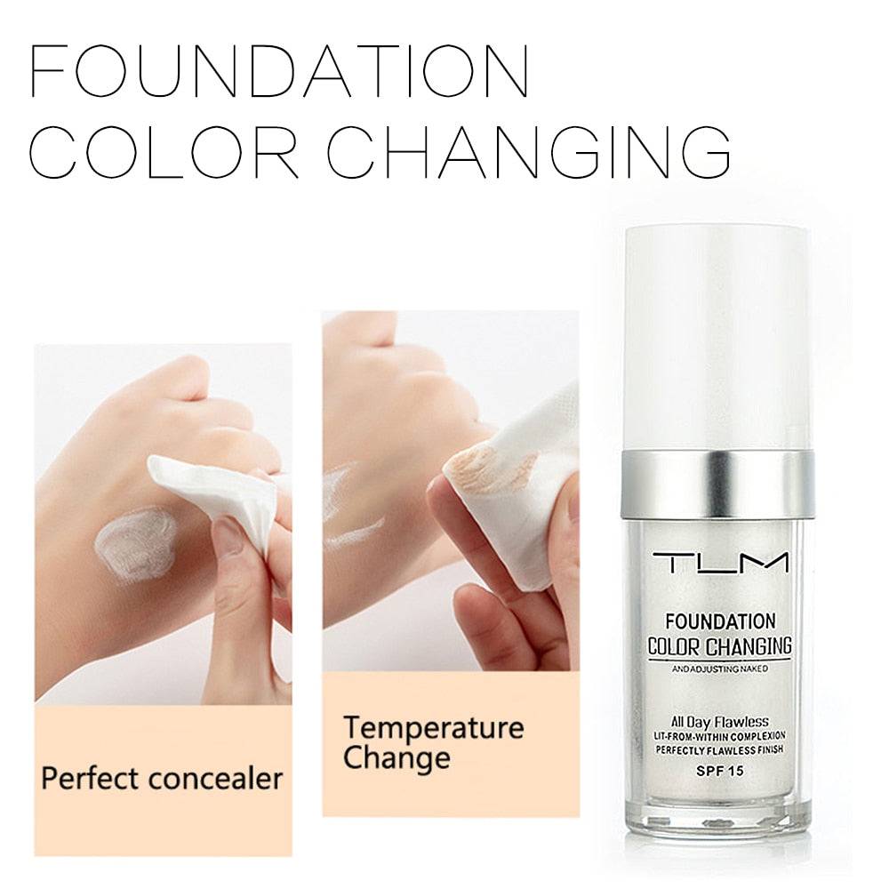 Adaptive Color Changing Foundation - Seamless Shade Matching for Every Skin