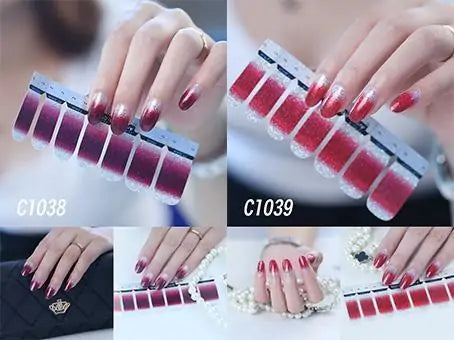 Effortless Nail Art Stickers - Trendy Designs