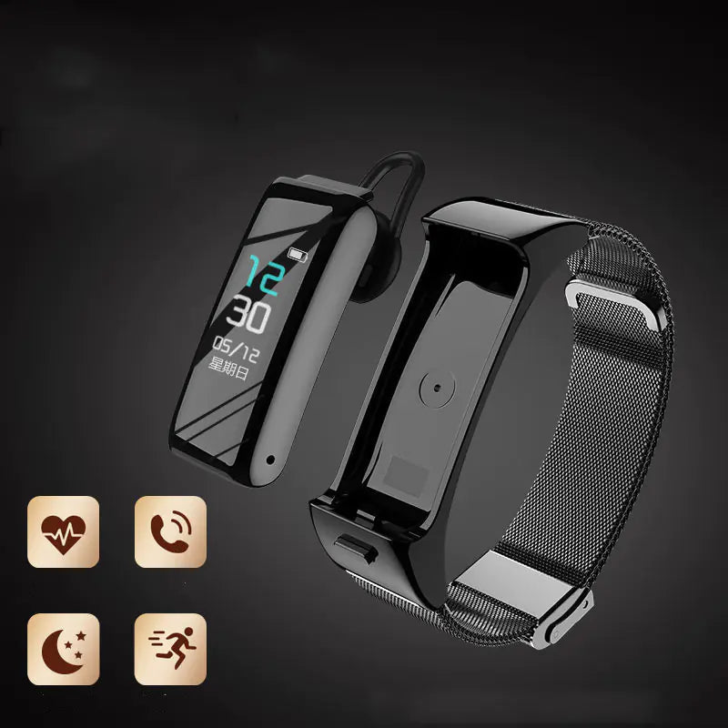 2 - in - 1 Bluetooth Headset & Smartwatch | Multifunctional Health & Fitness Watch - GNS Beauty & Personal Care