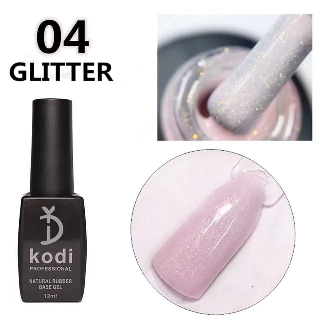 2 in 1 Glitter Nail Polish Base – Strengthen and Sparkle for Flawless Nails - GNS Beauty & Personal Care