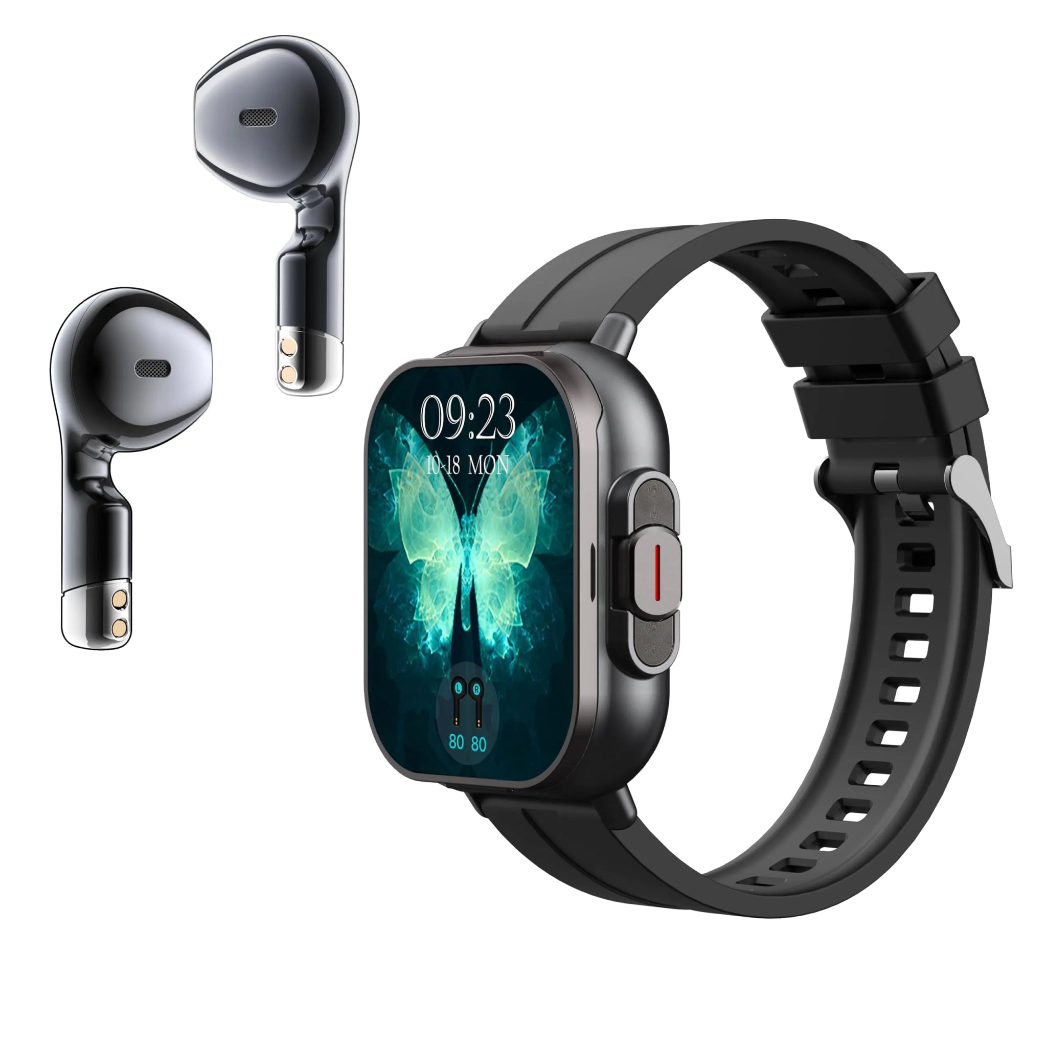 2 - in - 1 Smart Watch with Bluetooth Earbuds | Fitness Tracker & Health Monitor - GNS Beauty & Personal Care