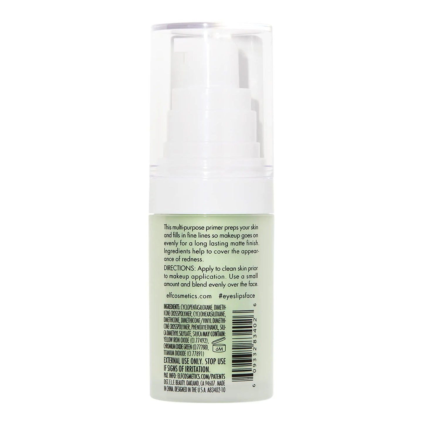 e.l.f. Vegan Cruelty-Free Tone Adjusting Face Primer, 0.47 oz