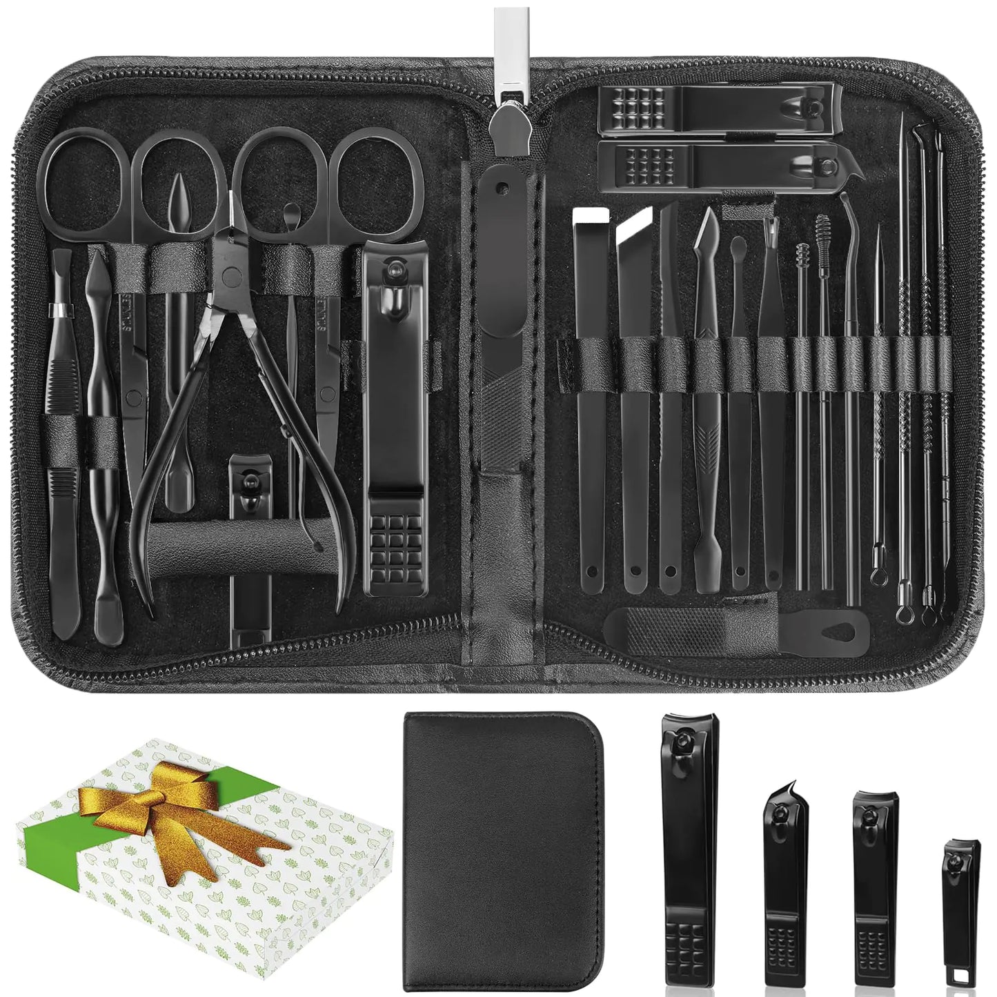 Professional Manicure Set - 26 Piece Nail Care Kit