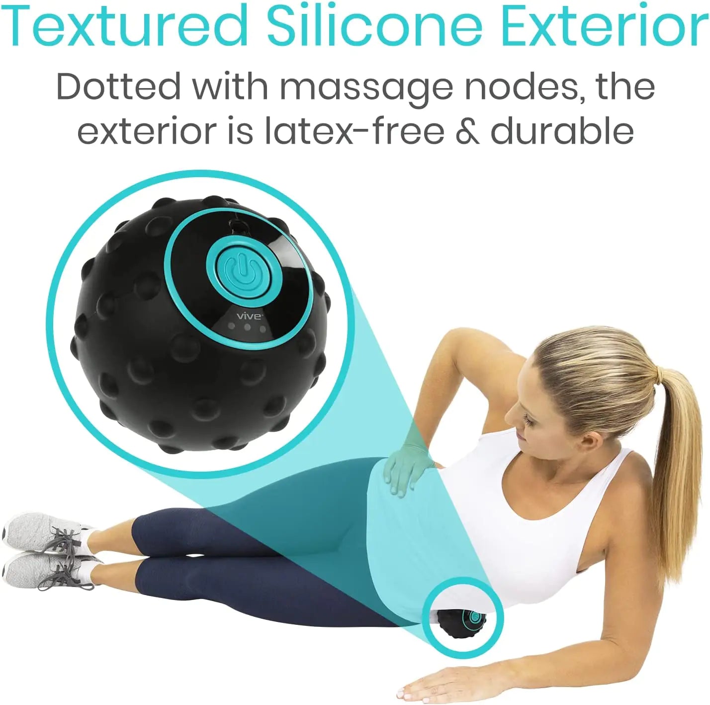 Electric Massage Fitness Ball with Adjustable Intensity