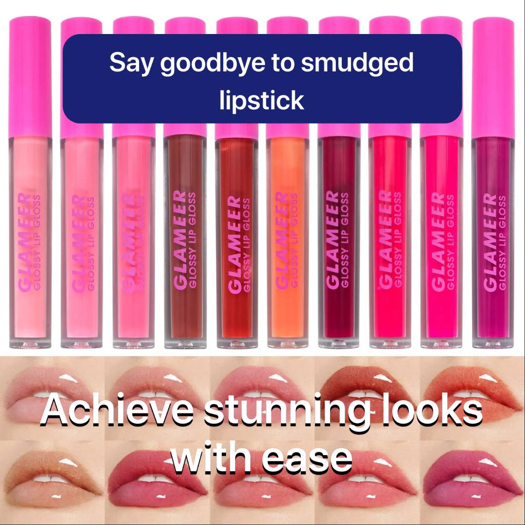 GLAMEER 10-Color Liquid Matte Lipstick Set – Bold, Waterproof, and Beautifully Moisturizing