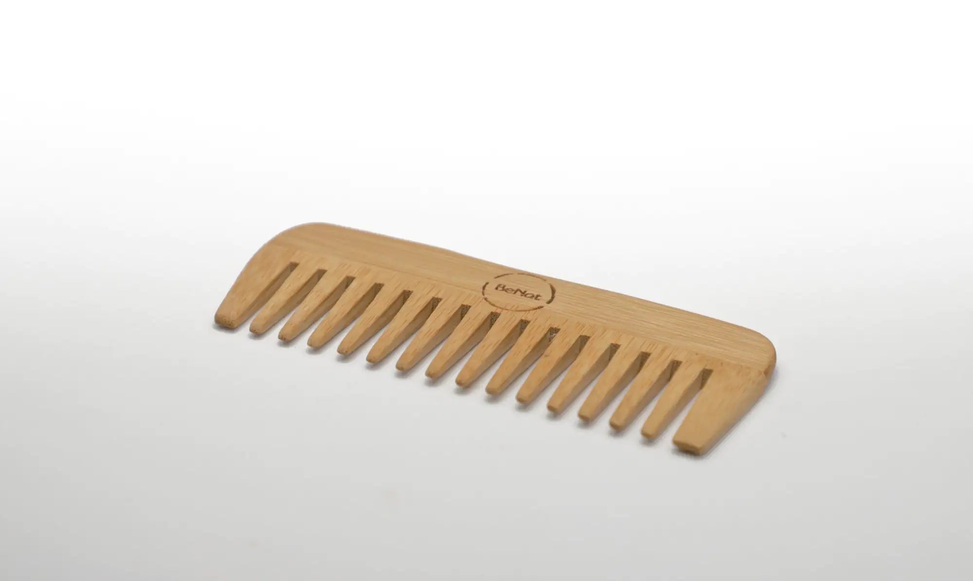 BeNat All-Natural Bamboo Hair Comb - Eco-Friendly & Anti-Static