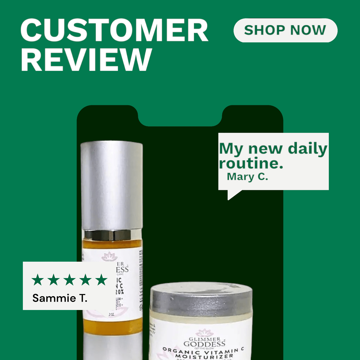 3 - Step Anti - Aging Serum Kit - Vitamin C & Peptides - GNS Beauty & Personal Care