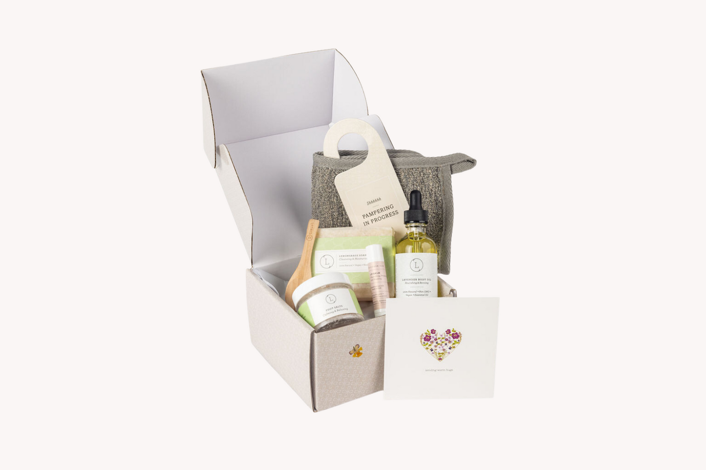 Lizlush Citrus Self-Care Gift Box - Natural Skincare Gift Set (Unisex)