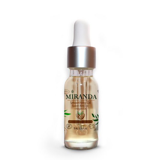 MIRANDA Plant-Based Nail & Cuticle Smoothing Oil - SWEET ALMOND + ARGAN OIL