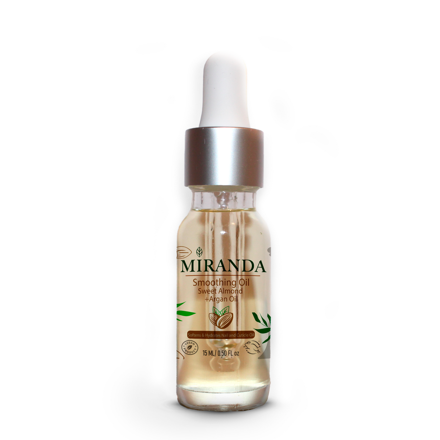 MIRANDA Vegan Cuticle Oil | Plant-Based Nail Care with Sweet Almond & Argan