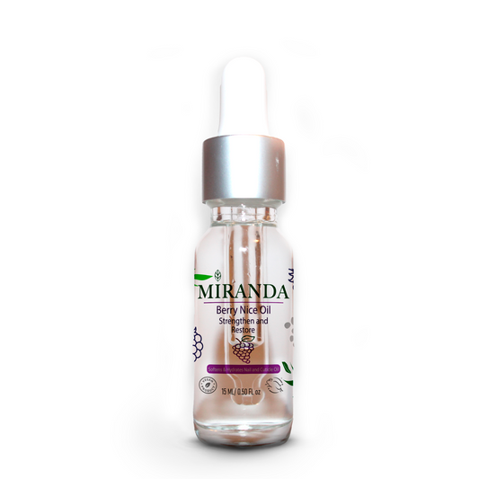 MIRANDA Strength & Restore Plant-Based Cuticle Oil - Berry Nice.