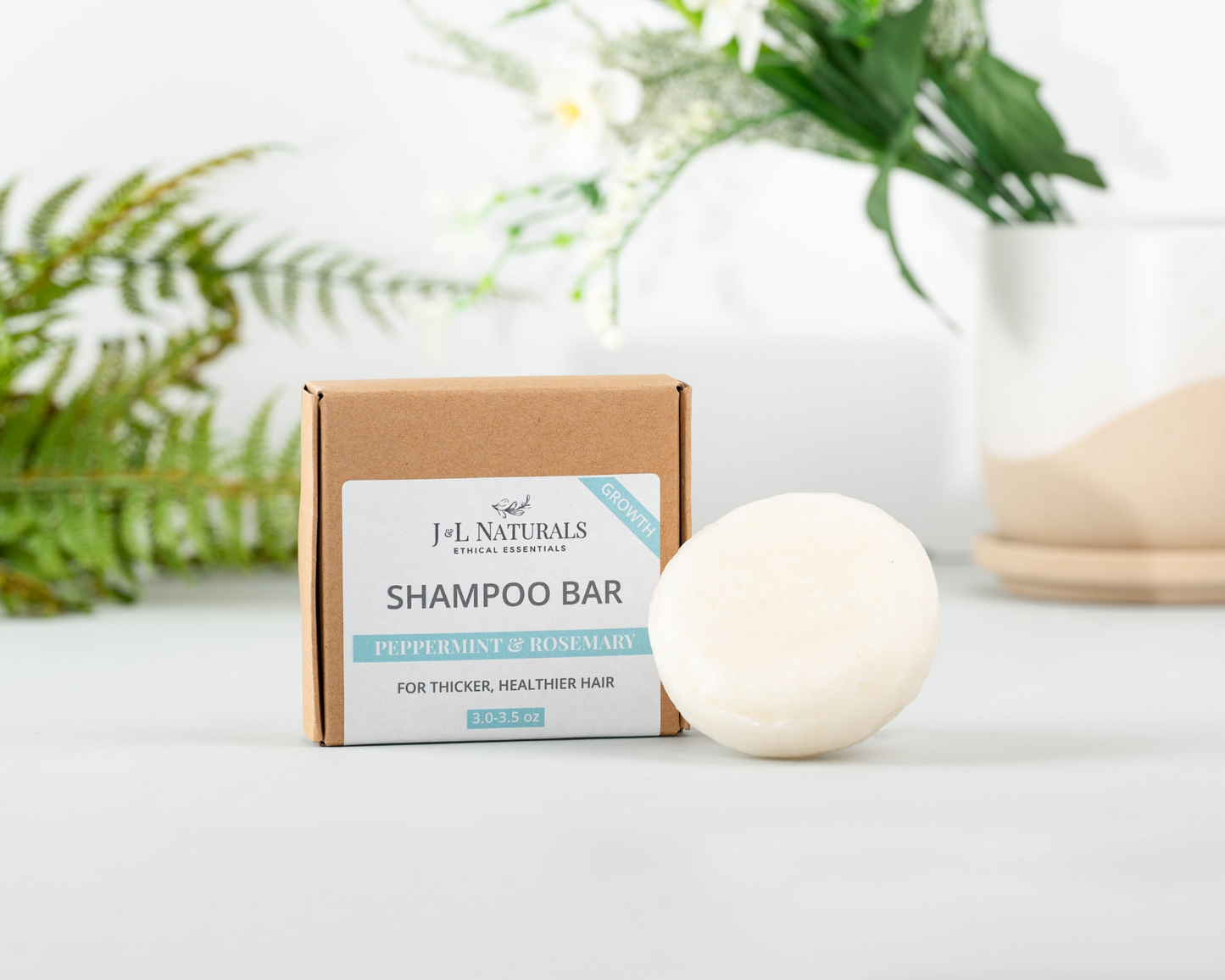 Natural Shampoo Bar Duo for Hair Growth | Sulfate-Free