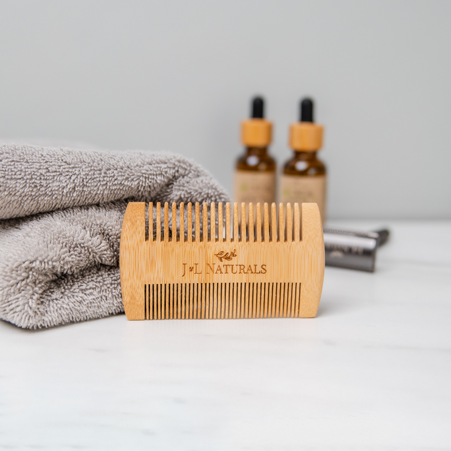 Eco-Friendly Bamboo Beard Comb for Smooth Grooming