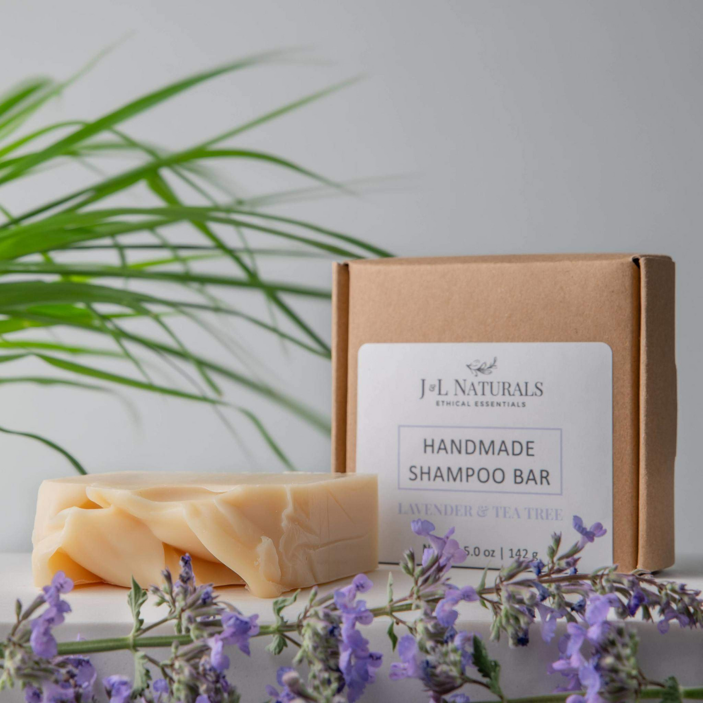 Natural Beard Wash Bar Duo - Lavender Tea Tree & Peppermint Rosemary