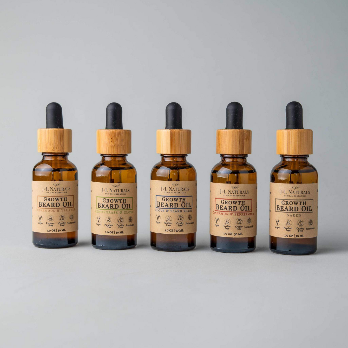 Ultimate Beard Growth Oil Set - Best Beard Oil for Fuller, Healthier Beards