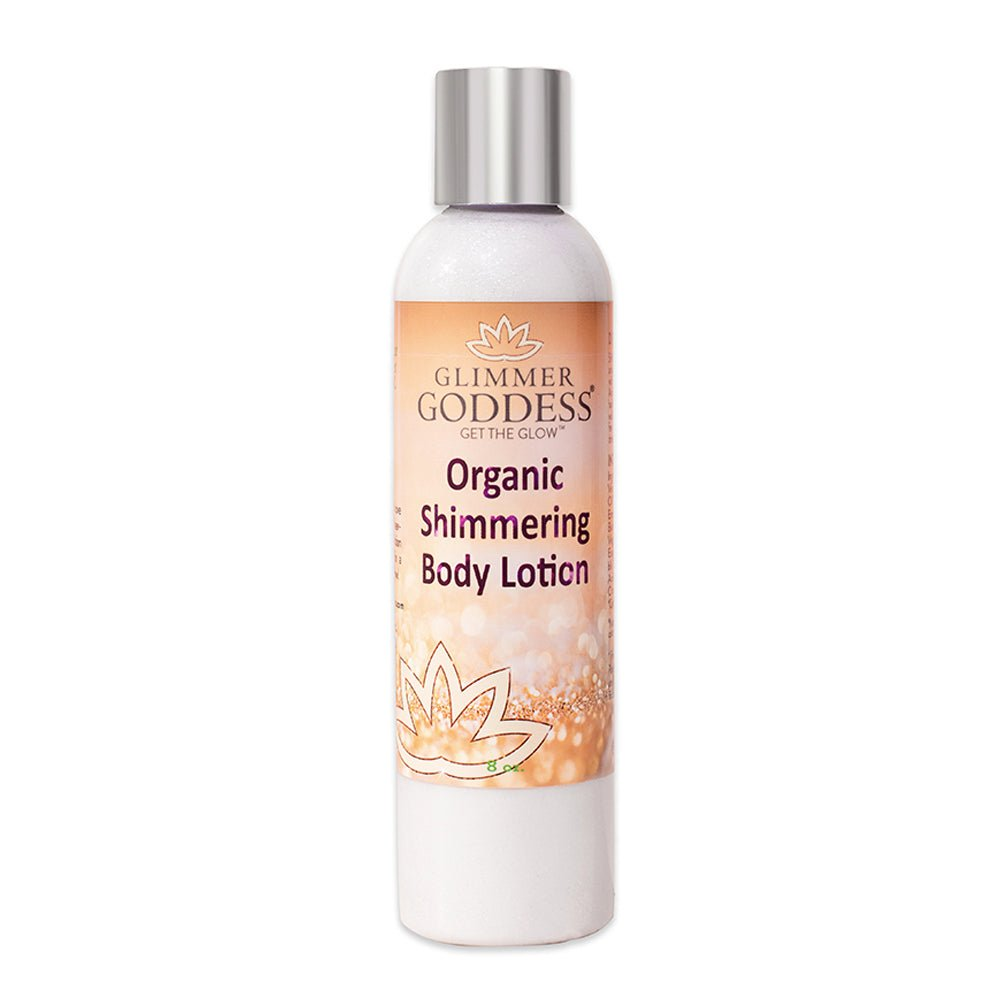 Organic Shimmer Body Lotion with Diamond Glow