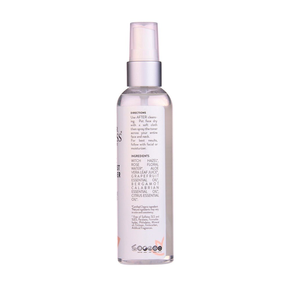 Organic Rose Water Toner with Citrus - Hydrate & Glow Naturally