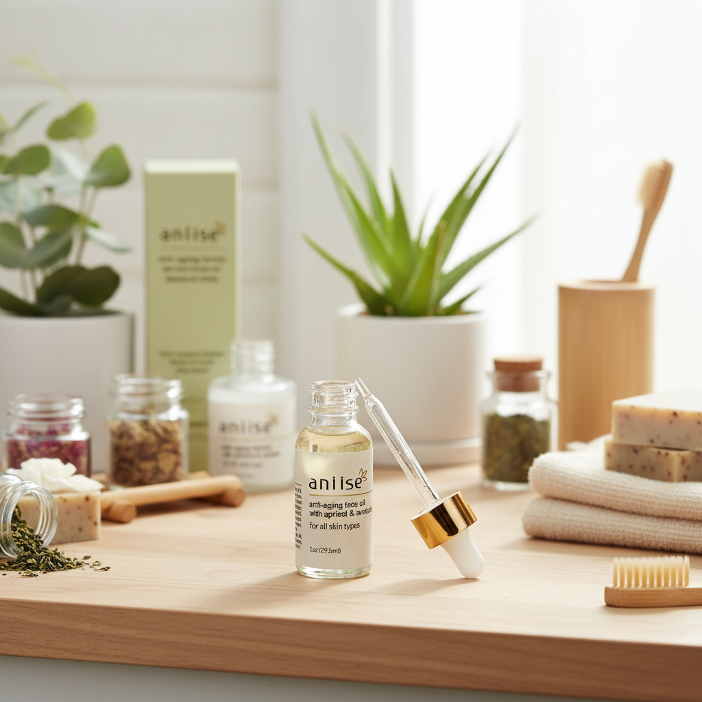 Aniise Anti-Aging Face Oil - Apricot & Avocado for Wrinkle Reduction (1 fl oz)