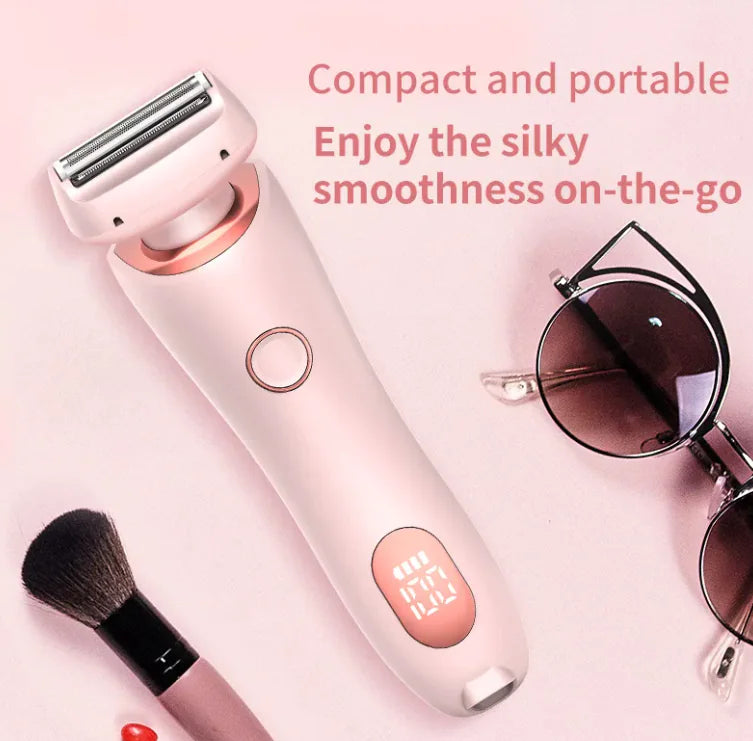 2-in-1 Women's Electric Shaver - Smooth & Gentle Grooming