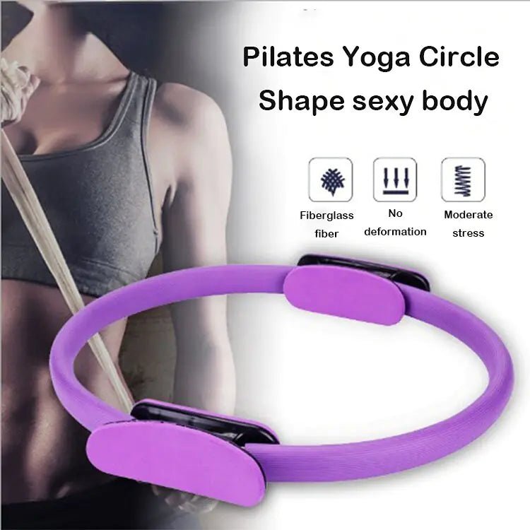 38cm Yoga Exercise Ring – Strength, Flexibility & Fun in Every Workout - GNS Beauty & Personal Care