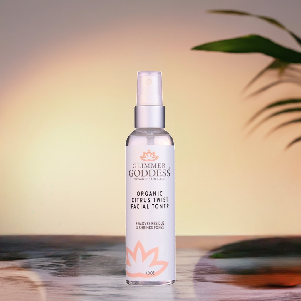 Organic Rose Water Toner with Citrus - Hydrate & Glow Naturally