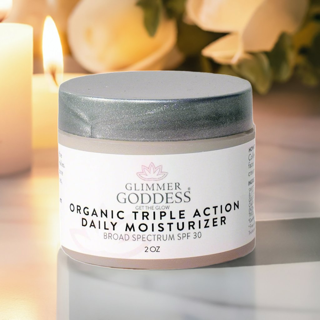 Organic Face Moisturizer with SPF 30 - Hydration & Glow