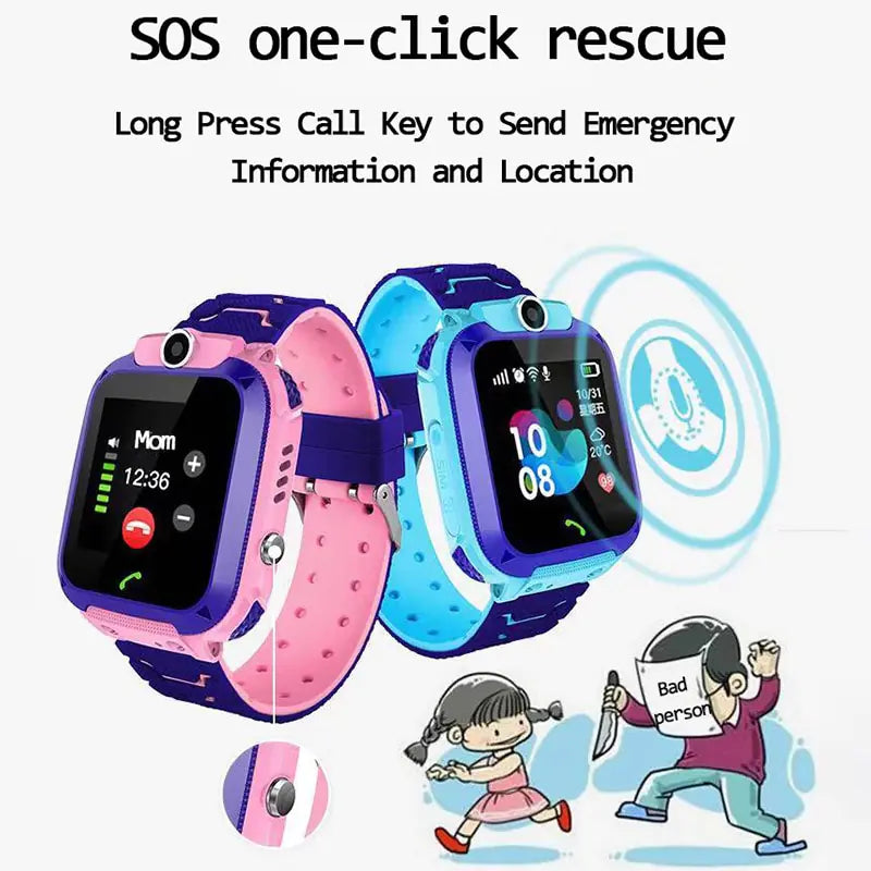 Children's Smartwatch with GPS – Safe & Stylish Technology