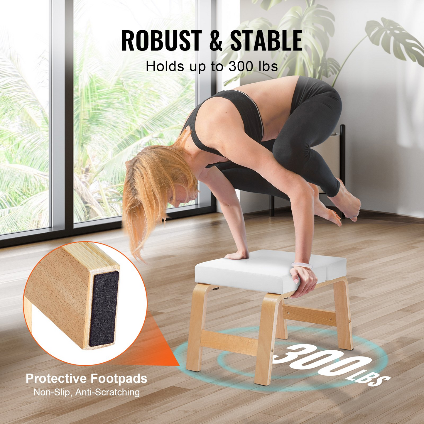 VEVOR Yoga Headstand Bench | Sturdy Inversion Chair for Fitness & Core Training