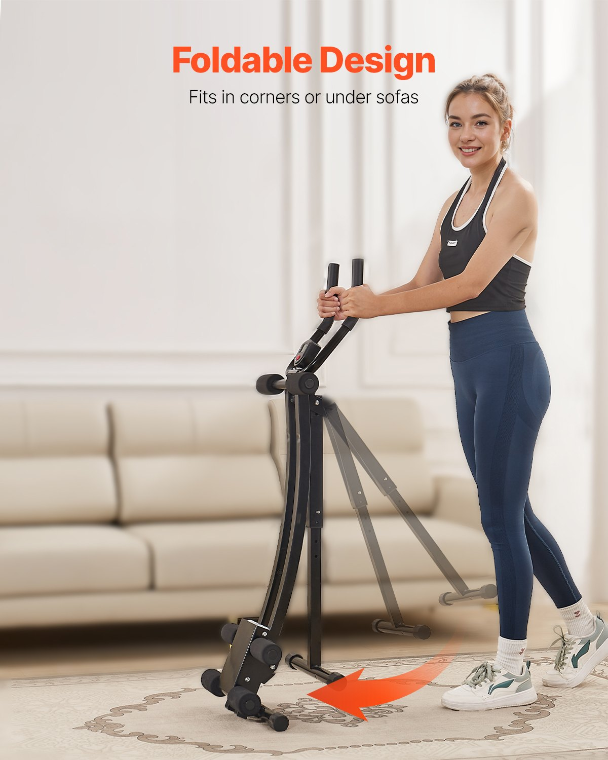 Adjustable Ab Trainer - Home Gym Core Workout Machine