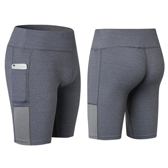 All-Season Fitness Shorts with Secure Phone Pocket.