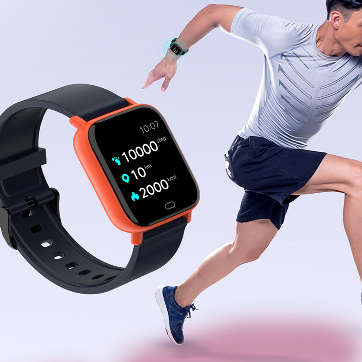 Waterproof Fitness Tracker Smartwatch - Stylish & Durable