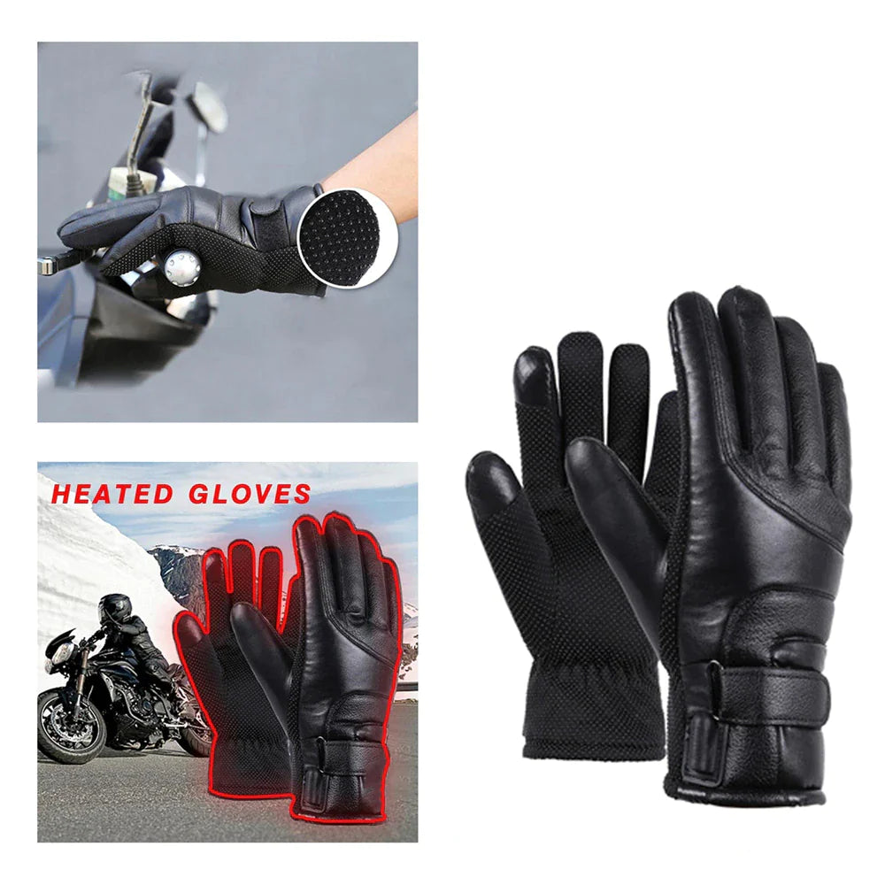 USB Heated Gloves for Winter, Waterproof Touchscreen Thermal Warmers