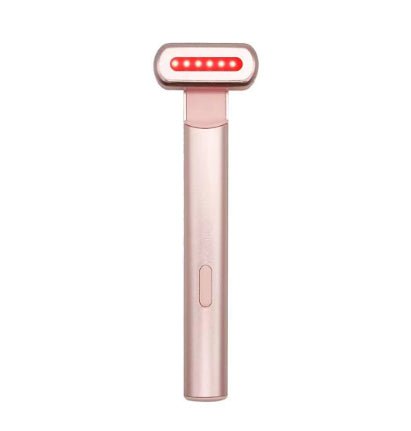 5 - in - 1 Light Therapy Wand - Advanced LED Facial Massager & Skincare Tool (Pink) - GNS Beauty & Personal Care