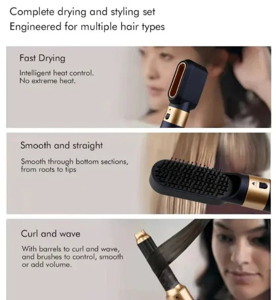 5 - in - 1 Multi - Function Curling Iron & Hair Styler - GNS Beauty & Personal Care