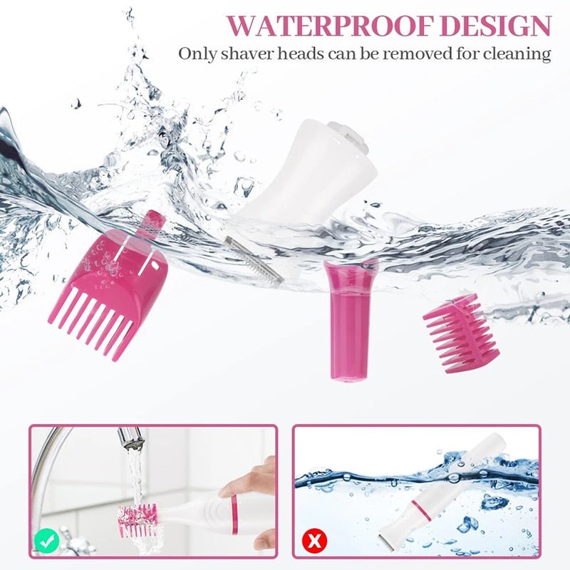 5 - in - 1 Pain - Free Hair Removal Tool – Effortless Grooming Anywhere - GNS Beauty & Personal Care