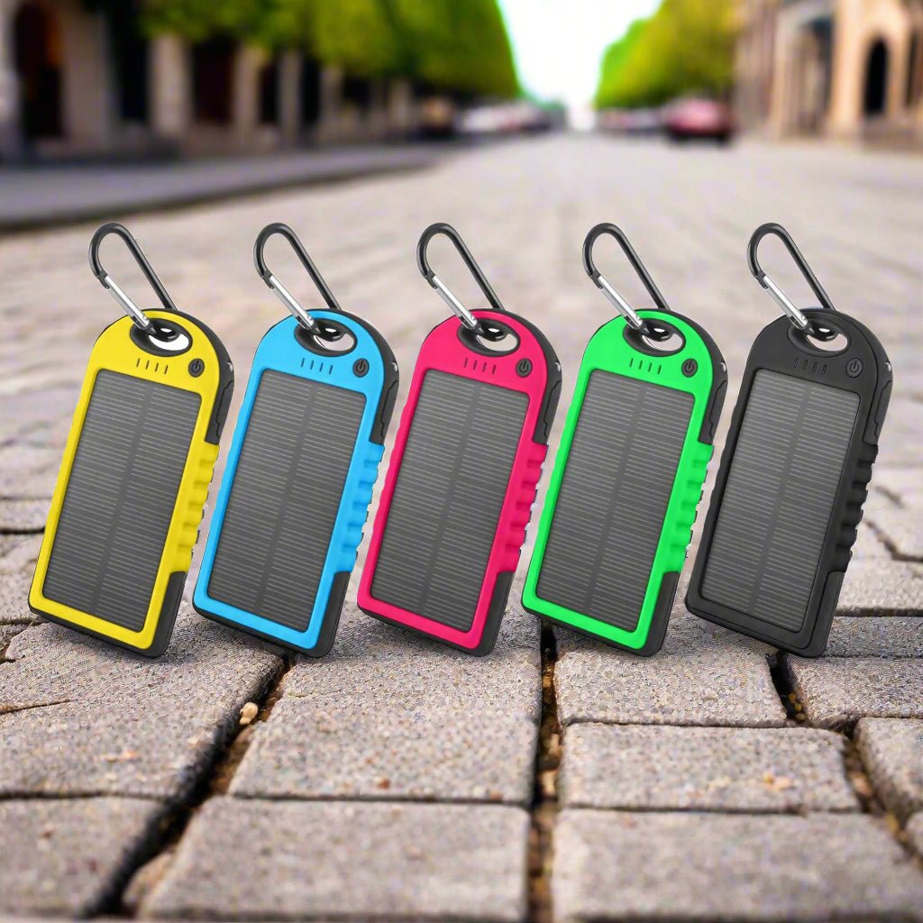 5000mAh Solar Power Bank (2 - Pack) – Sustainable, Portable Charging for Every Adventure - GNS Beauty & Personal Care