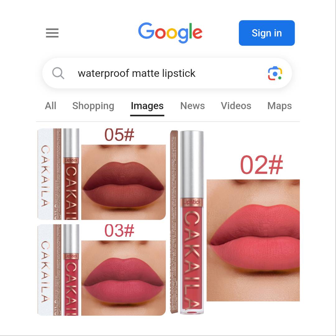Long-Lasting Waterproof Matte Lipstick – Bold, Smudge-Proof Beauty That Lasts