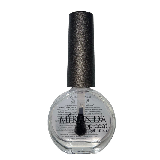 Miranda's Glossy Top Coat - Non-Toxic Nail Polish + Biotin