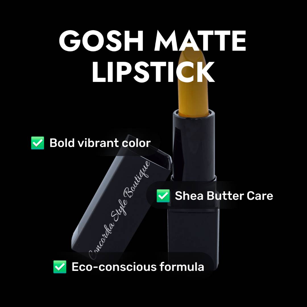 Gosh Matte Lipstick – Bold Color with Clean Comfort (Shade 8236)