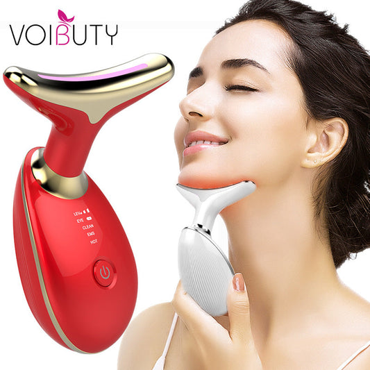 Thermal Neck Massager with LED Therapy & Skin Tightening