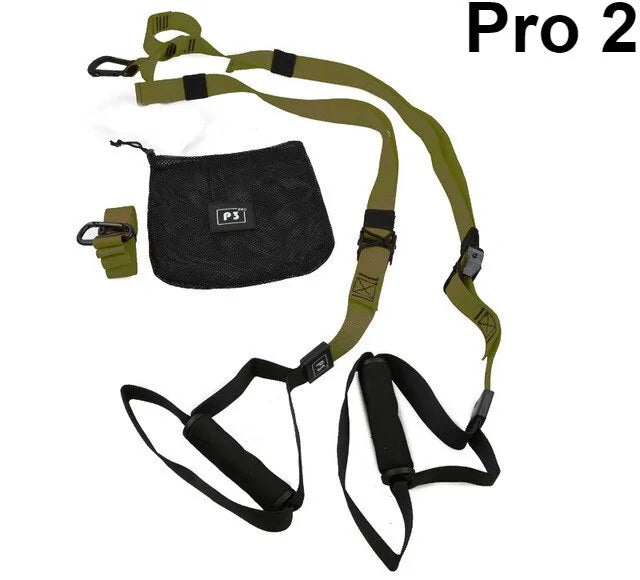 Adjustable Fitness Bands Set: 1100 lbs Full-Body Workout Companion