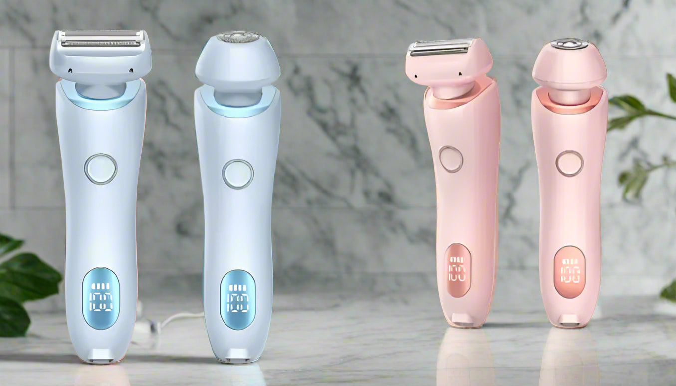 2-in-1 Women's Electric Shaver – Smooth, Gentle & Efficient Grooming