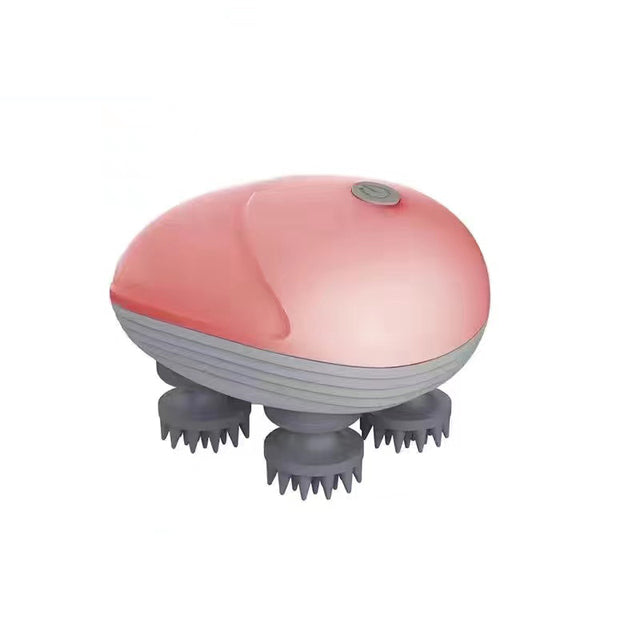 Electric Head and Scalp Massage Device with Heat Function