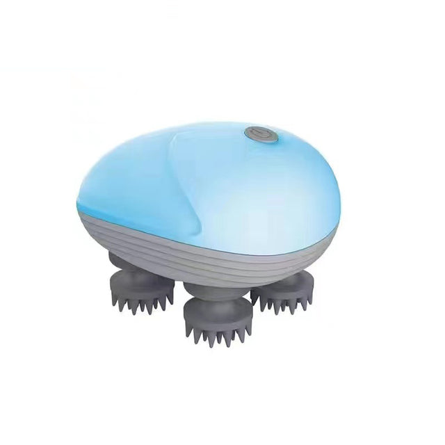 Electric Head and Scalp Massage Device with Heat Function