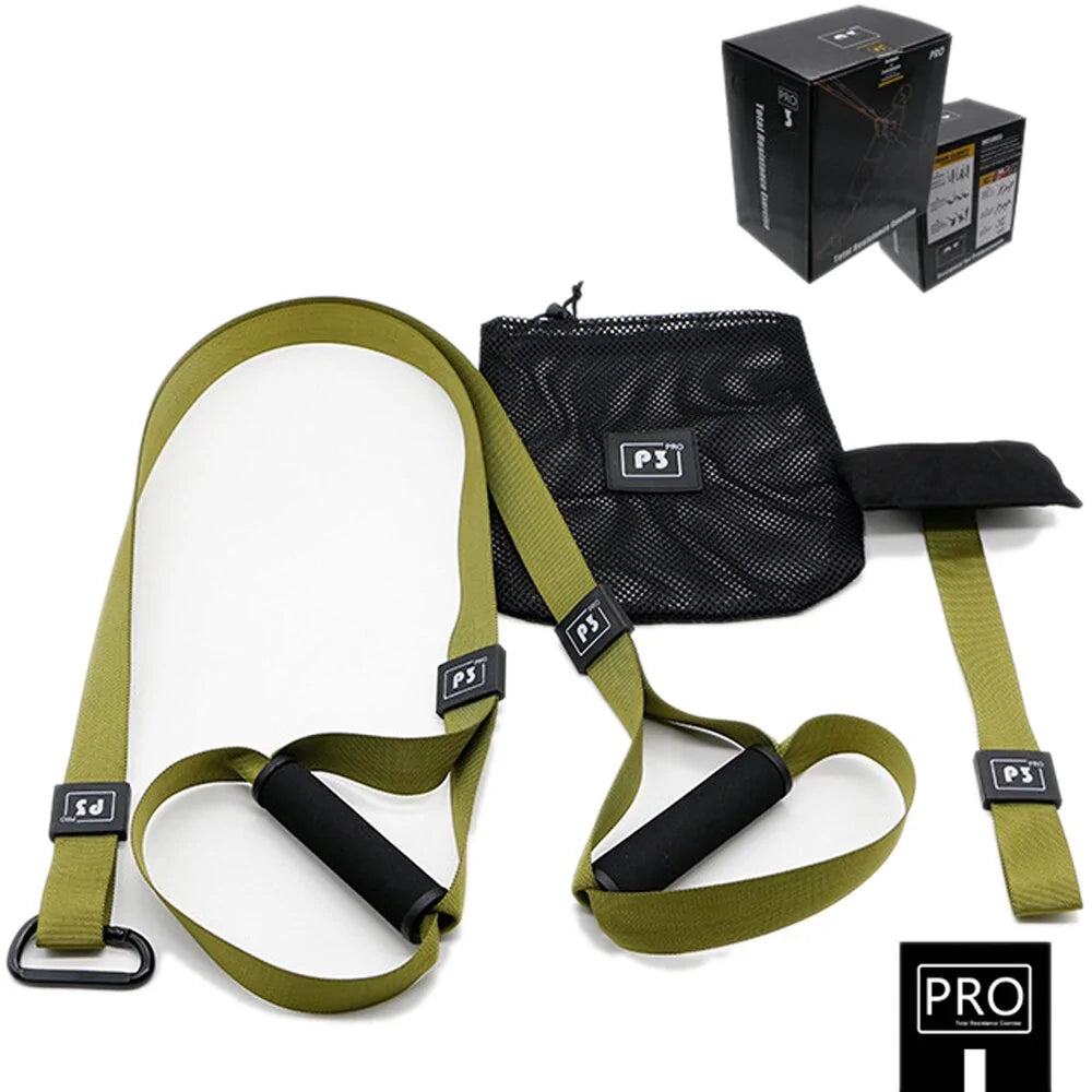 Adjustable Fitness Bands Set: 1100 lbs Full-Body Workout Companion