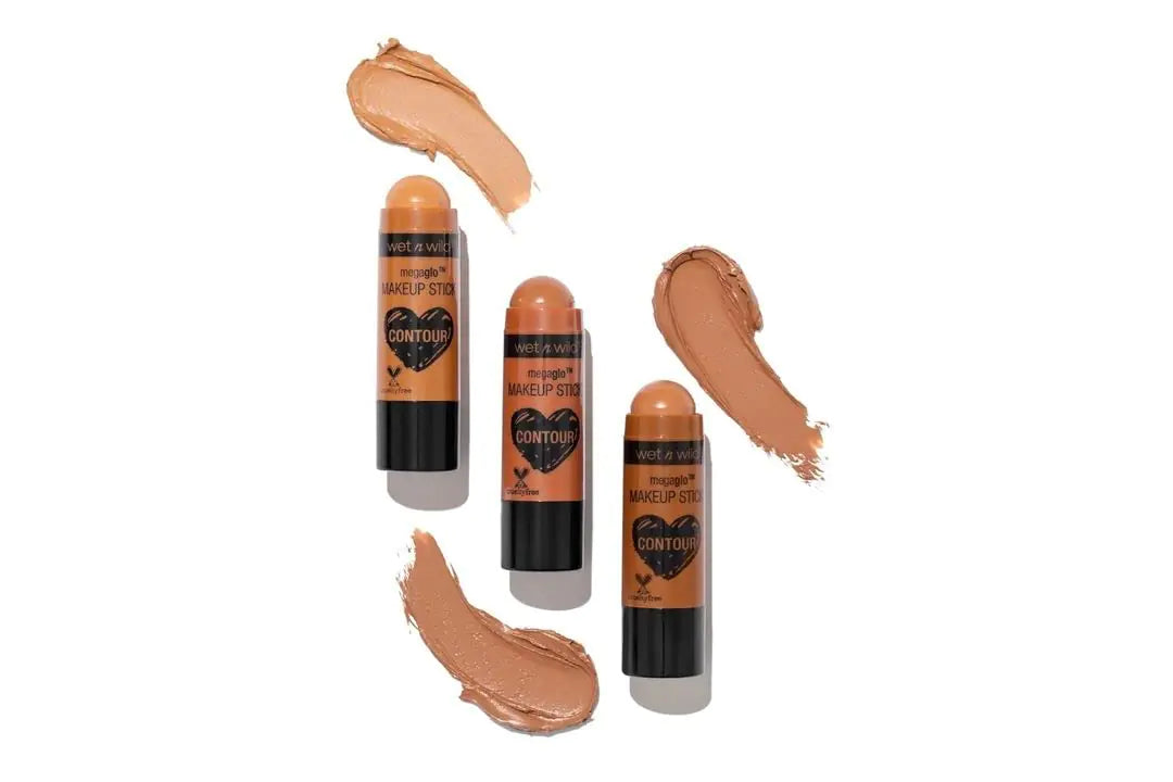 wet n wild MegaGlo Vegan Makeup Sticks Bundle - Contour & Highlight Duo, Cruelty-Free, Portable & Blendable Makeup - Call Me Maple & Follow Your Bisque